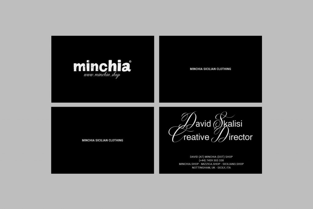 A focus on the relationship between youth and Sicilian culture with a modern and distinctive identity for streetwear clothing brand Minchia