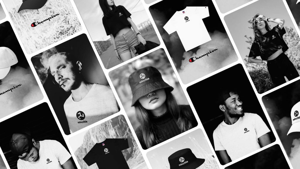 A focus on the relationship between youth and Sicilian culture with a modern and distinctive identity for streetwear clothing brand Minchia