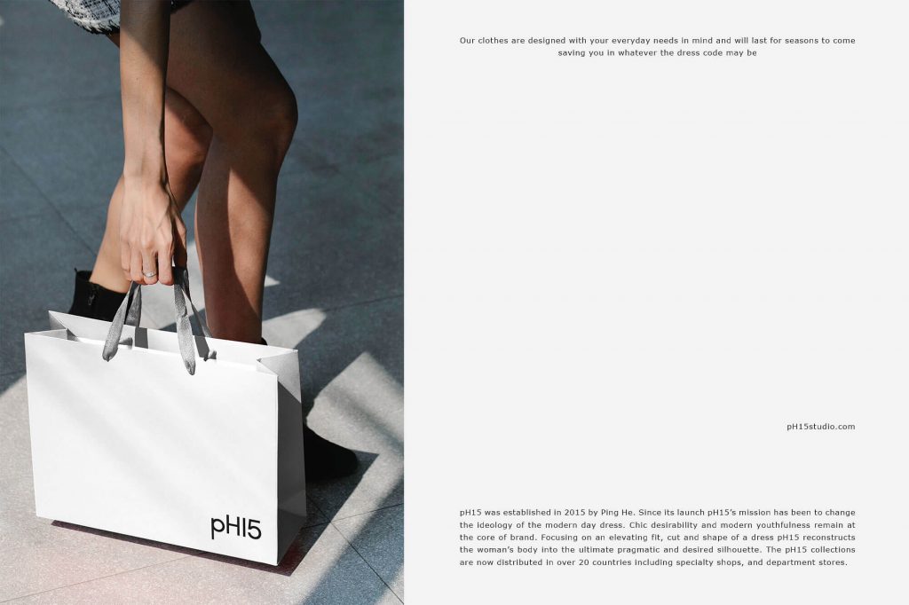 Chic desirability and modern youthfulness lead the way in the new pH15 identity